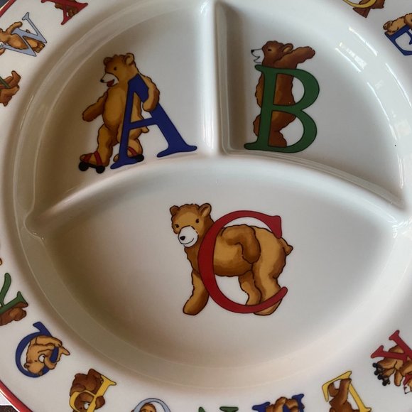 1994 Vintage Tiffany & Co ABC Baby China Set - 2 Pieces - Picture 2 of 2